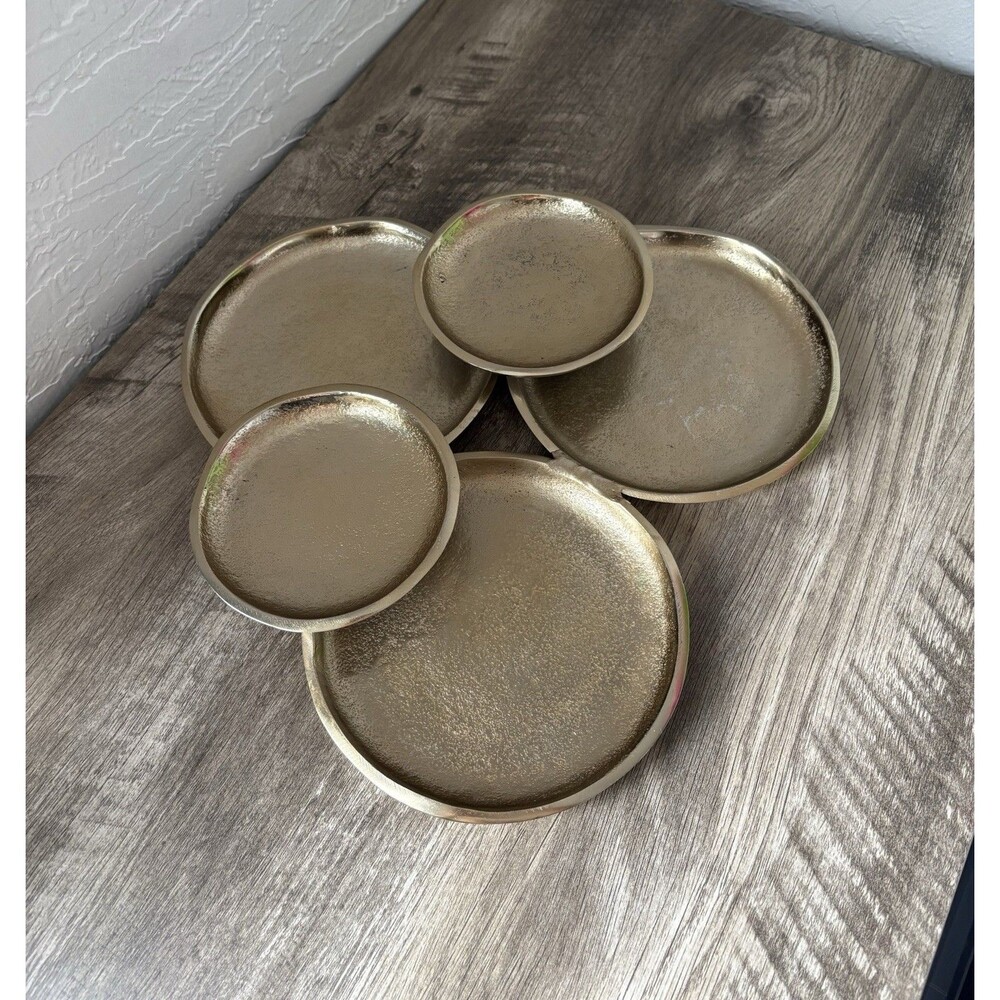 Antique World Market Gold Metal Multilevel Tray